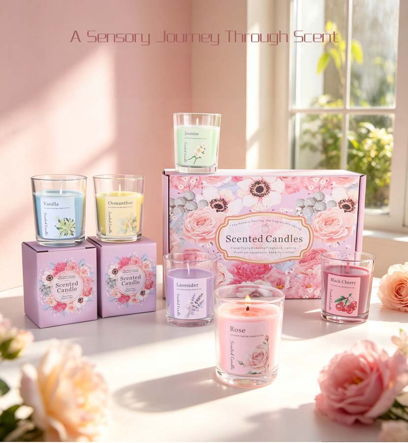 Set de Regalo de Velas Aromáti - Home Fragrance Gift reseña y precio